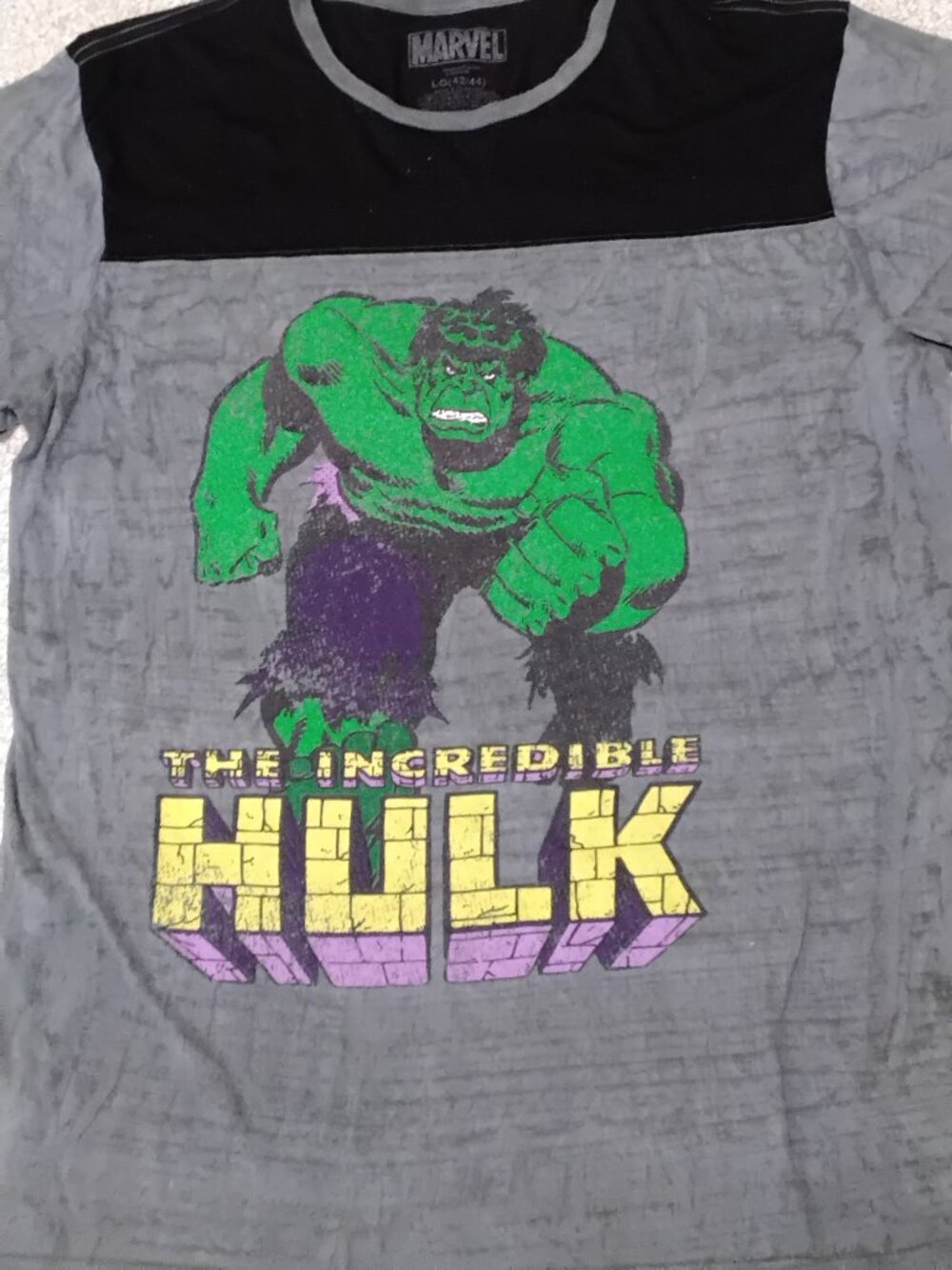 Vintage Mad Engine Marvel Comics The Incredible Hulk Graphic T-Shirt Size L